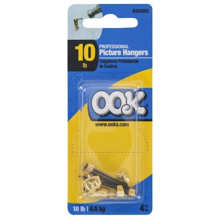 Hillman 4PC 10LB Picture Hanger 50022